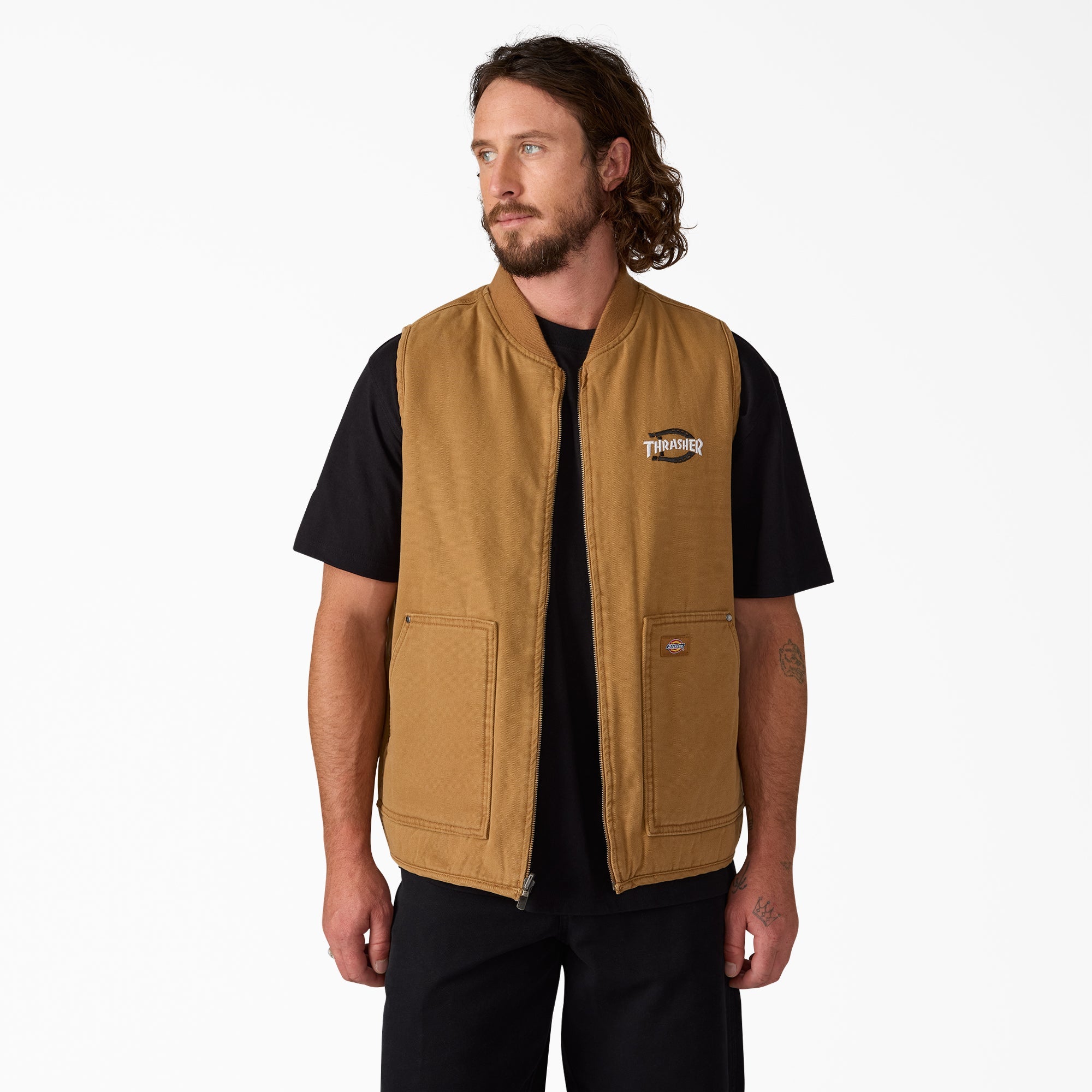 Dickies X Thrasher Reversible Vest-Men|Sale|Dickies